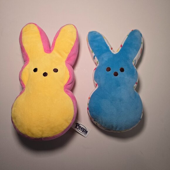 Peeps Bunny Yellow and Pink & Peeps Bunny Blue and Confetti - Picture 1 of 6